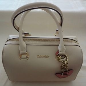 Calvin Klein  Purse - OFF WHITE - WITH HANDLES & SHOULDER STRAP